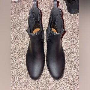 Black Jeffrey Campbell rain boots